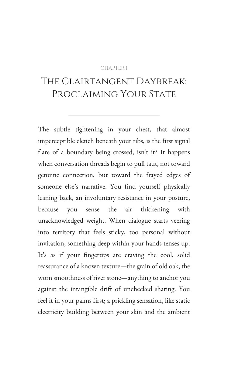 Clairtangent Boundary Setting Handbook: Own Your Script interior preview