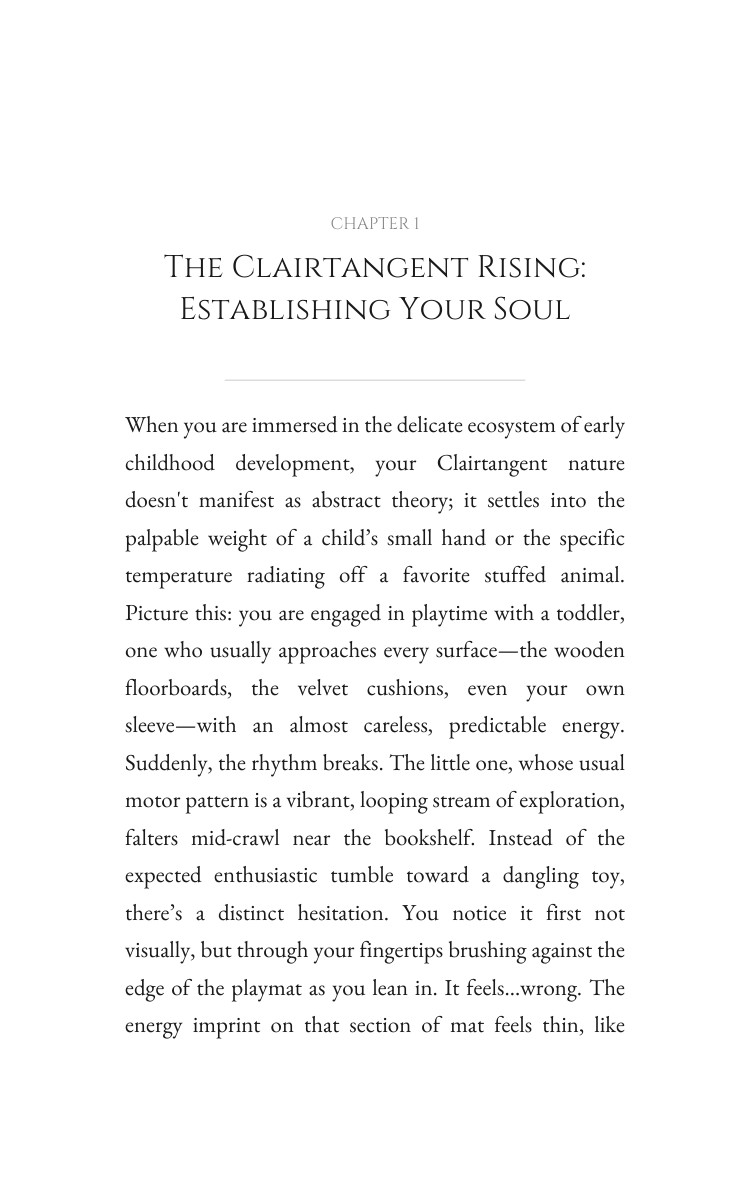Clairtangent Child Development System: Sharpen Your Presence interior preview
