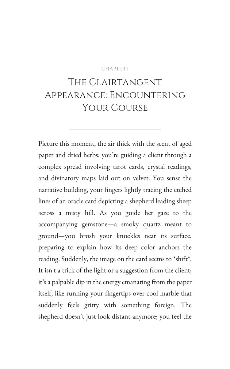 Clairtangent: Divination Tools Command: Your Movement Strengthened interior preview