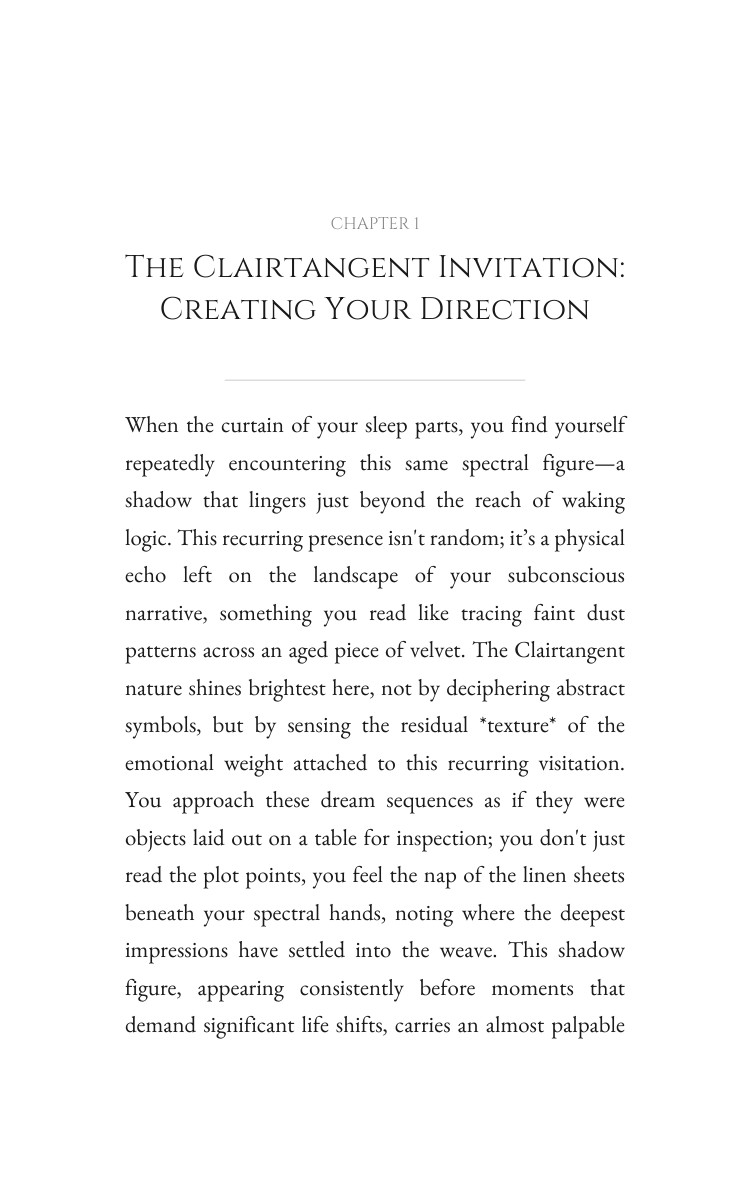 Clairtangent Dream Interpretation Decoded: Ground Your Talent interior preview