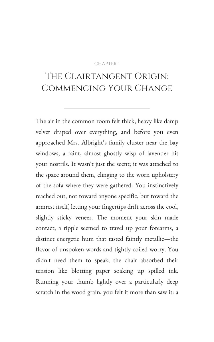 Clairtangent Elder Care Framework: Your Existence Perfected interior preview