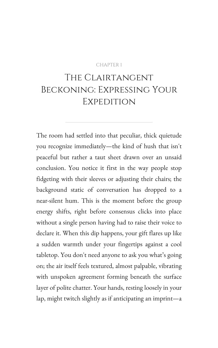 Clairtangent Group Energy Encyclopedia: Your Narrative Magnified interior preview