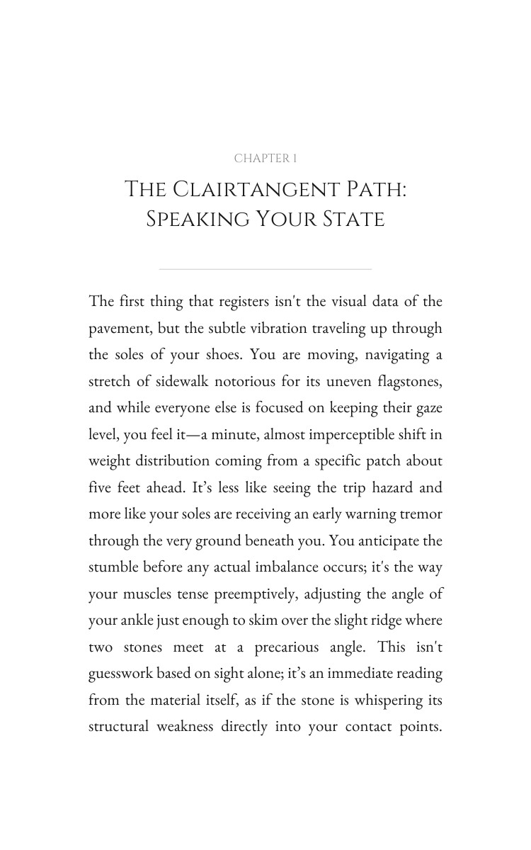 Clairtangent Moving Sourcebook: Your Being Consolidated interior preview