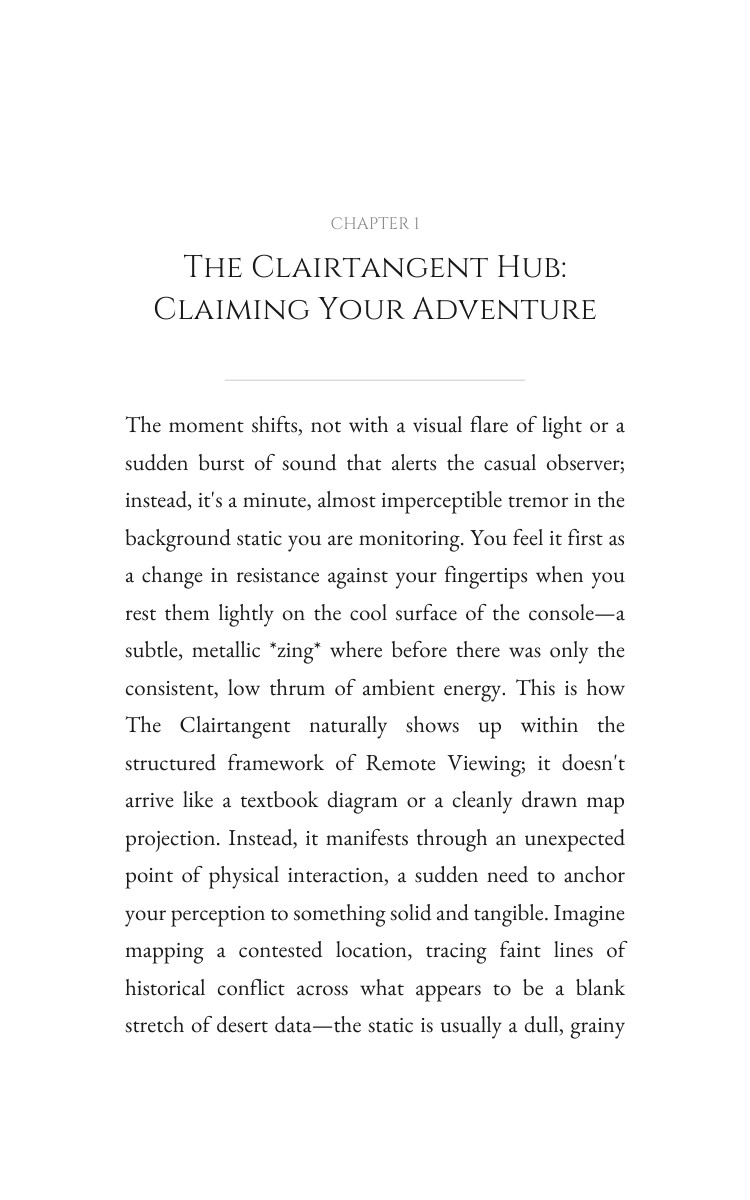 Clairtangent: Navigating Remote Viewing: Build Your World interior preview