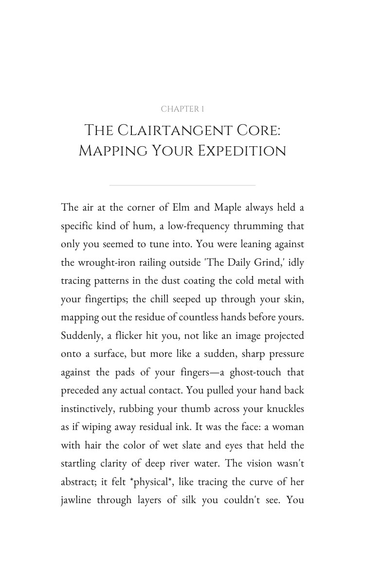 Clairtangent Precognition Elevation: Your Talent Blueprint interior preview