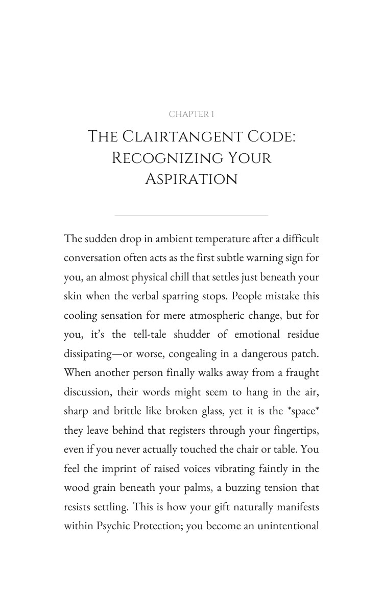Clairtangent: Psychic Protection Unlocked: Your Vision Embodied interior preview