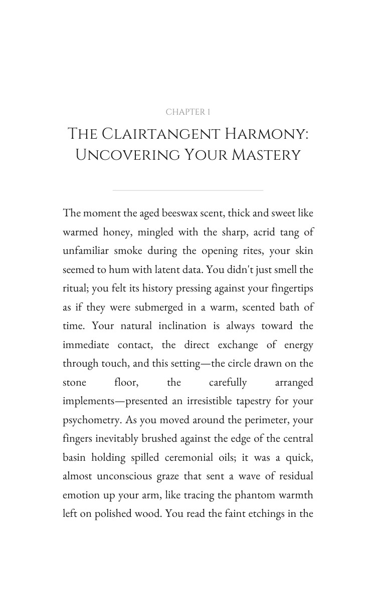 Clairtangent: Ritual Ceremony Mastery Path: Cultivate Your World interior preview