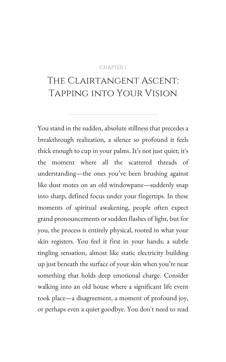 Clairtangent Spiritual Awakening Keystone: Refine Your Spark interior preview