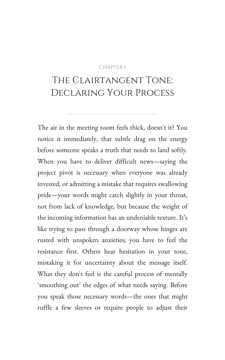 Clairtangent: Your Communication Blueprint: Channel Your Core interior preview