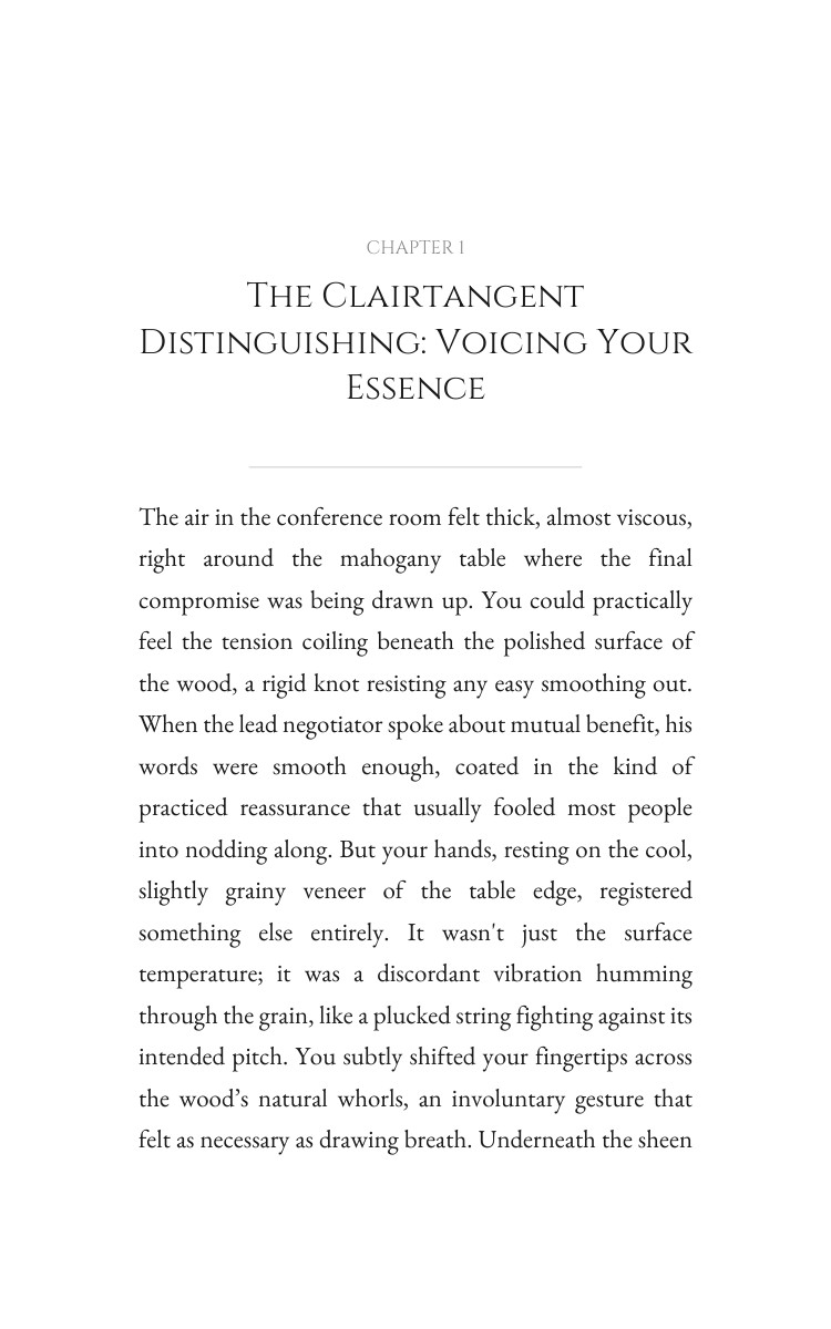 Clairtangent: Your Conflict Resolution Blueprint: Your Journey Synthesized interior preview