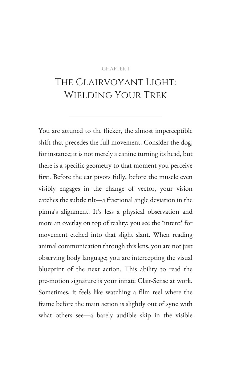 Clairvoyant Animal Communication Companion Guide: Your Craft Embodied interior preview