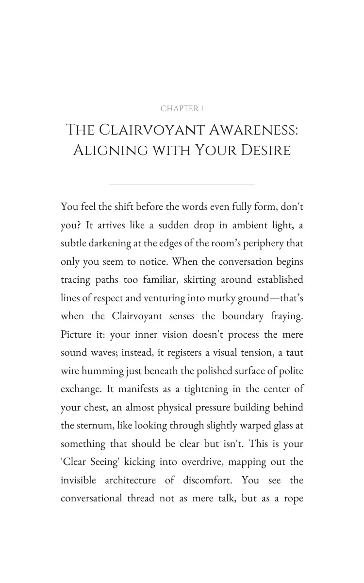 Clairvoyant Boundary Setting: Essential Guide: Your Narrative Revolution interior preview