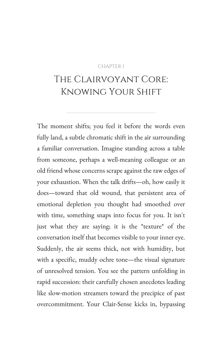 Clairvoyant Burnout Recovery Elevation: Your Longing Revealed interior preview