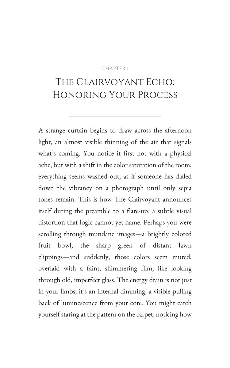 Clairvoyant Chronic Illness Field Guide: Ground Your Way interior preview
