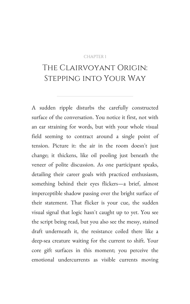 Clairvoyant Coaching Therapy Companion Guide: Your Condition Conducted interior preview