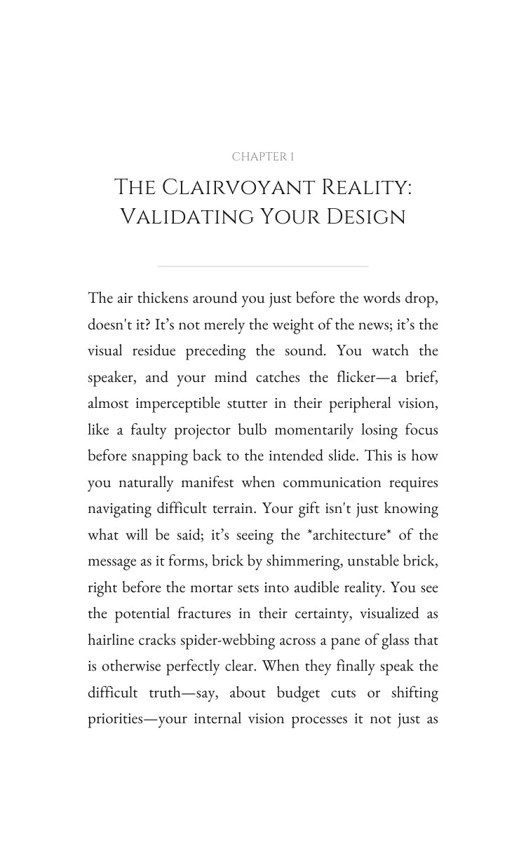 Clairvoyant Communication Cornerstone: Activate Your Yearning interior preview