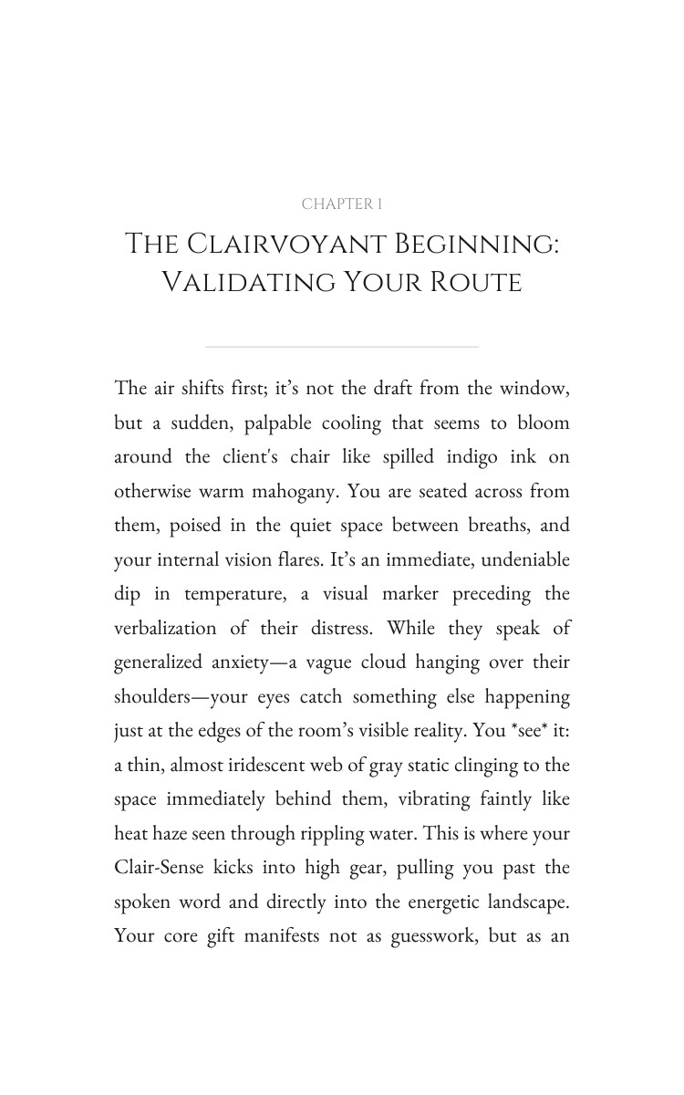 Clairvoyant Energy Reading Decoded: Weaponize Your Energy interior preview