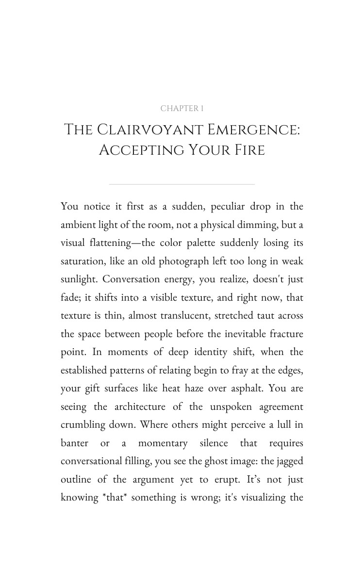Clairvoyant Mastery: Identity Shifts: Command Your Territory interior preview