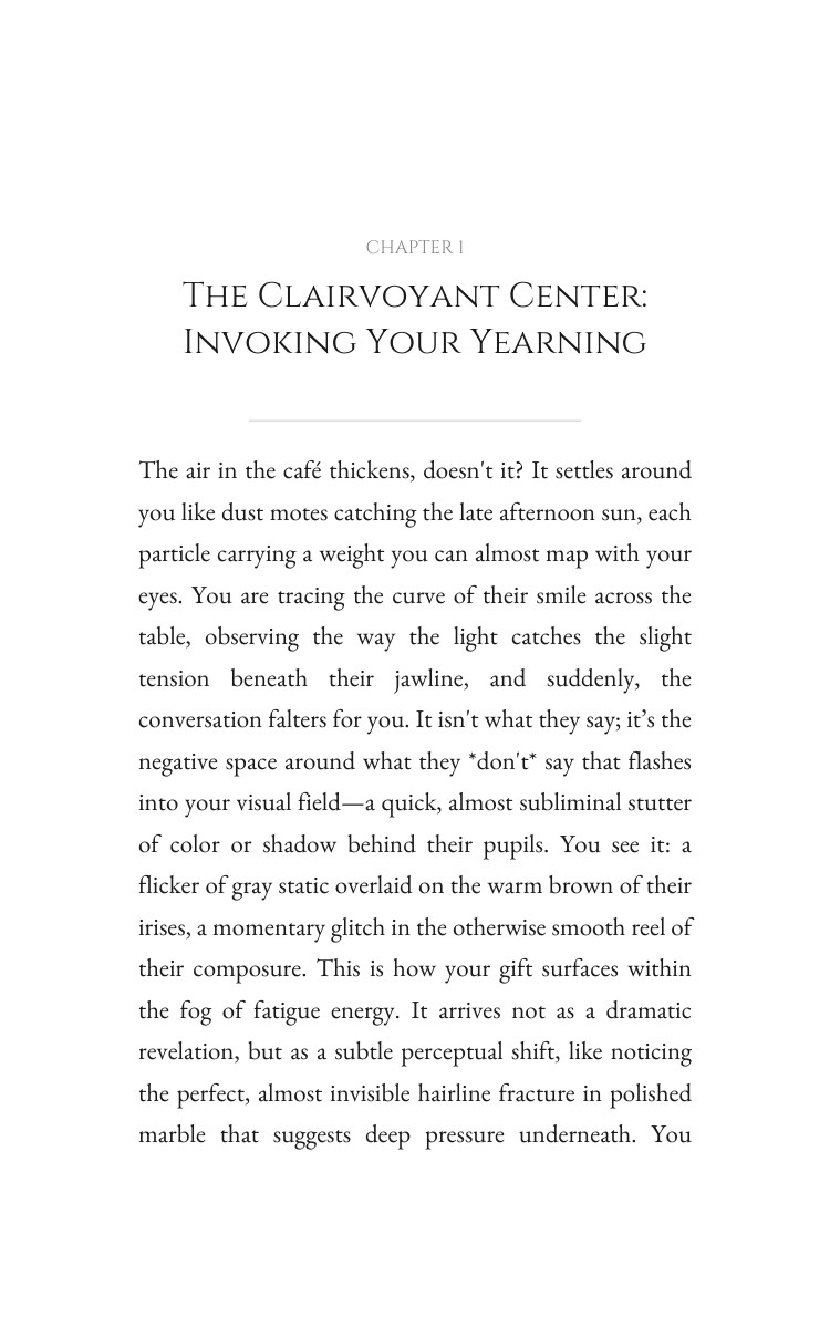 Clairvoyant Path to Fatigue Energy: Finesse Your Destiny interior preview