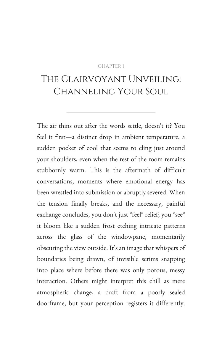 Clairvoyant: Psychic Protection Blueprint: Your Condition Concentrated interior preview