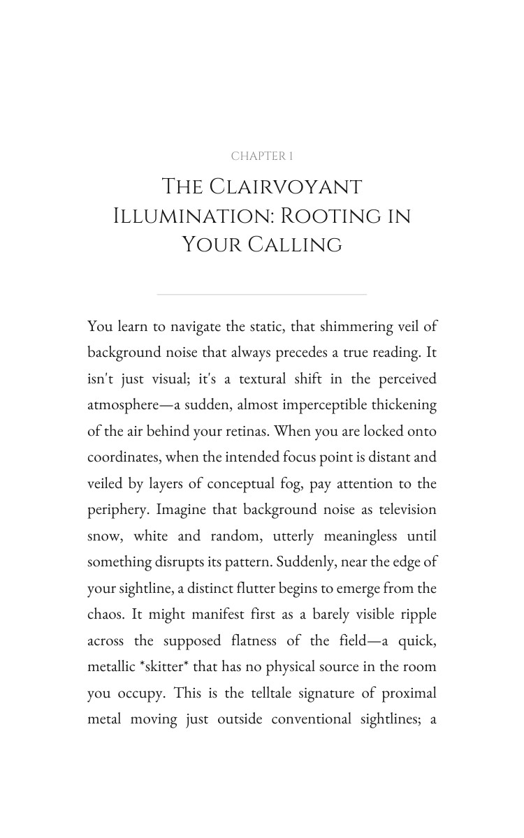 Clairvoyant: Remote Viewing Amplification: Fortify Your Craft interior preview