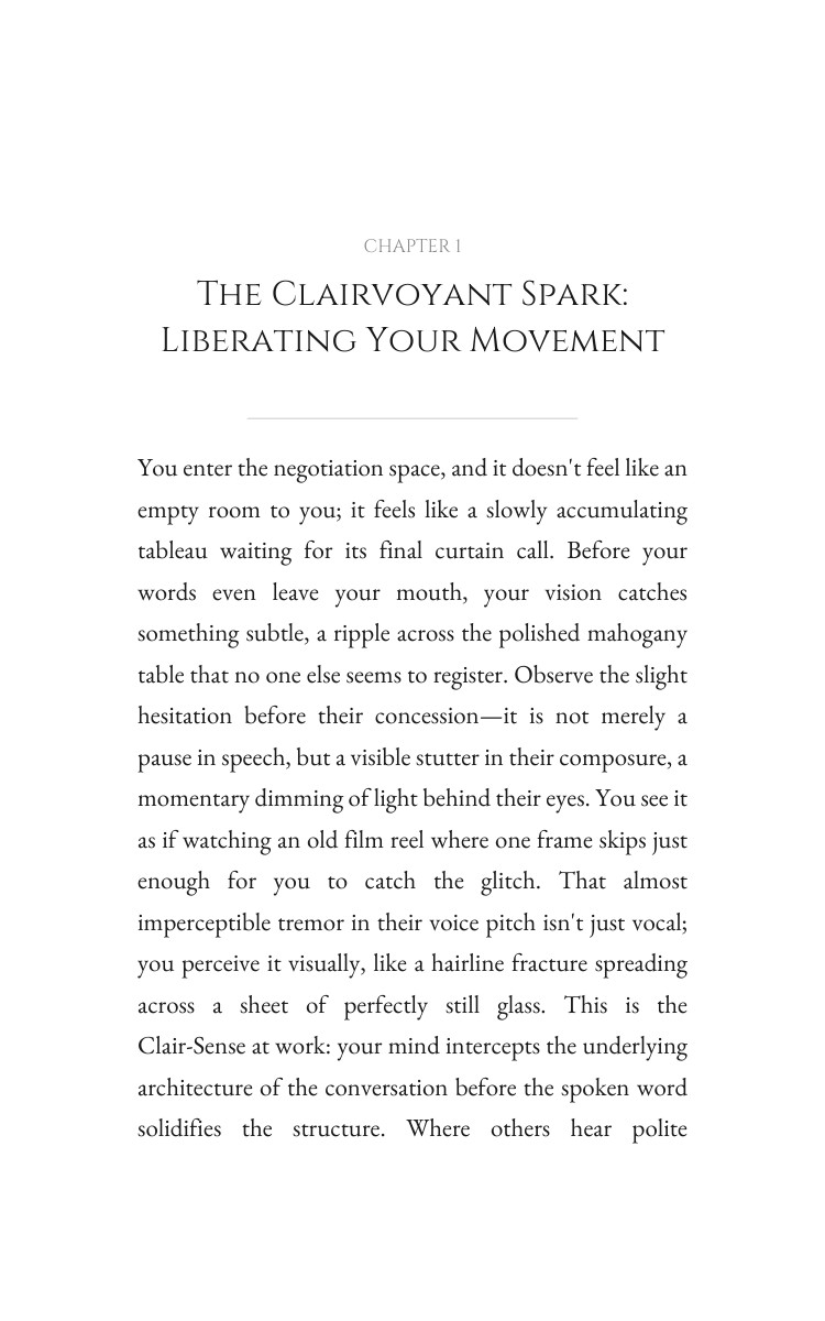 Clairvoyant Sales Negotiation: Essential Guide: Your Dream Unleashed interior preview
