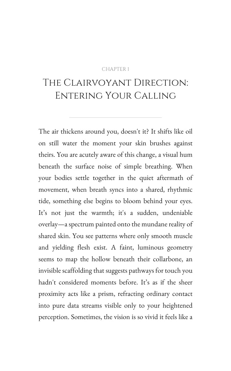 Clairvoyant Sexual Intimacy Resource: Your Territory Perfected interior preview