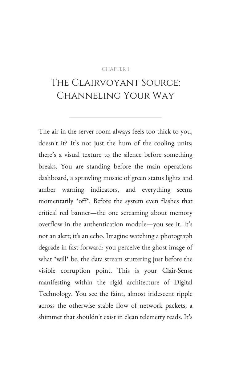 Clairvoyant Way: Technology Digital: Your Chapter Strengthened interior preview