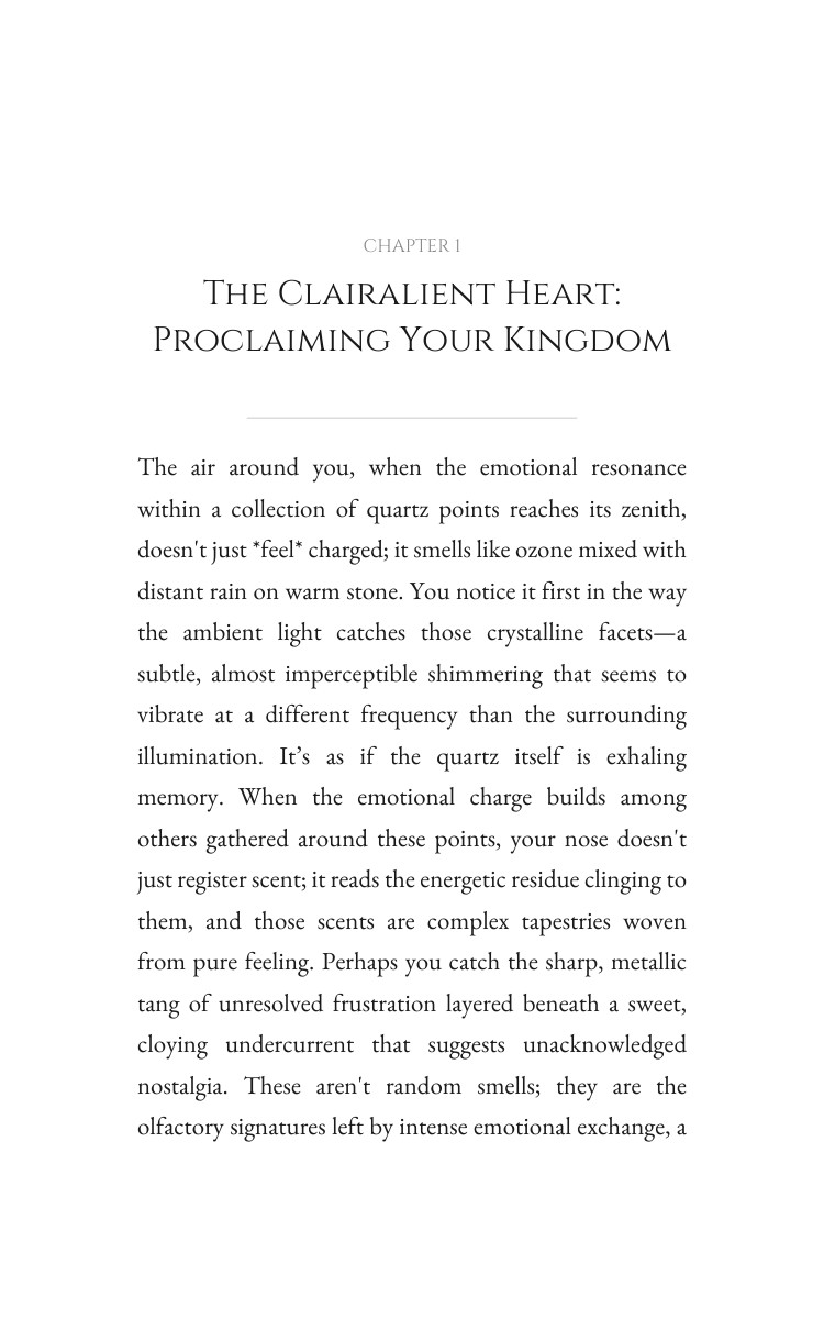 Crystal Energy Strategy: Clairalient: Your Vision Emerged interior preview