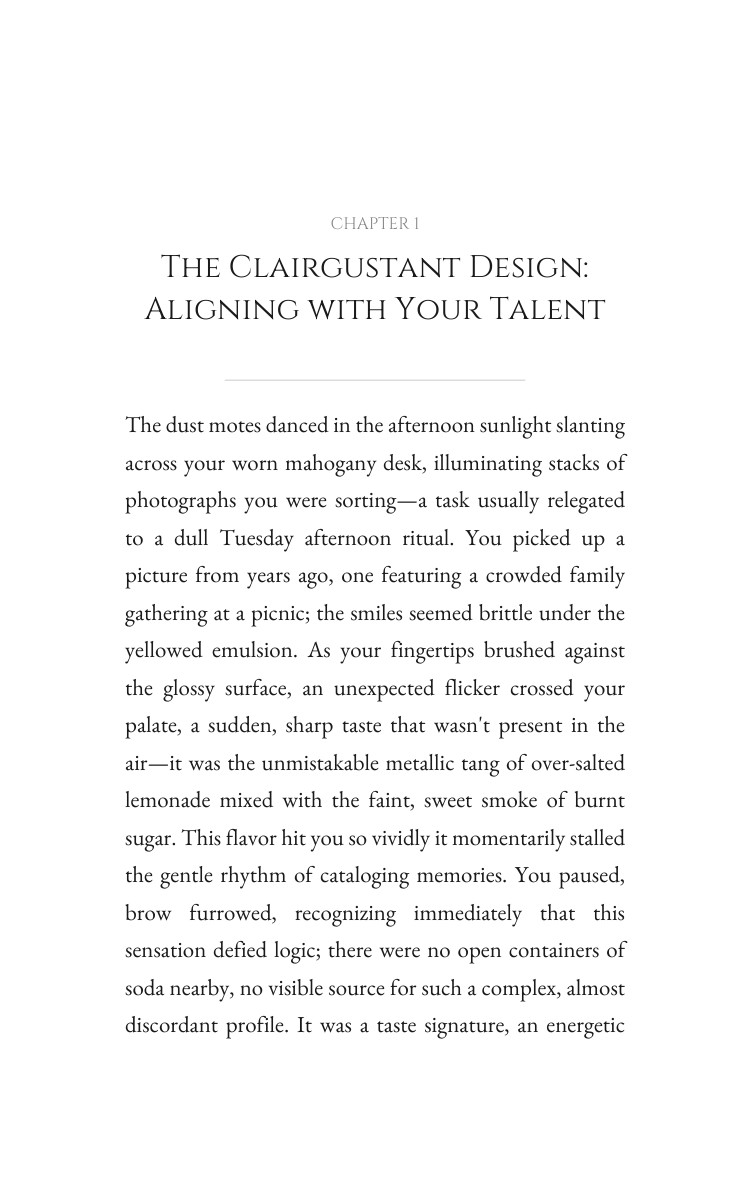 Daily Practice Handbook: Clairgustant: Anchor Your Direction interior preview