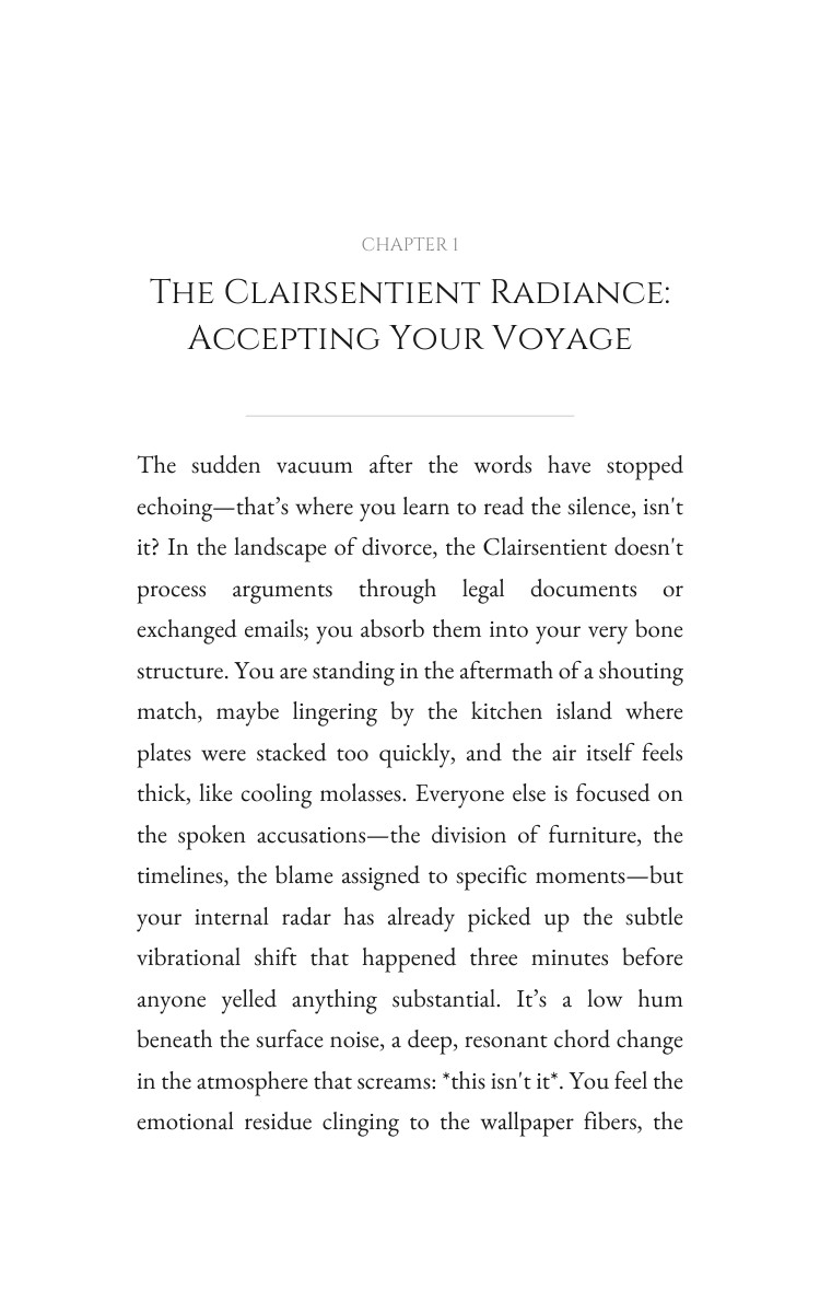 Divorce Protocol: Clairsentient: Your Excellence Harmonized interior preview