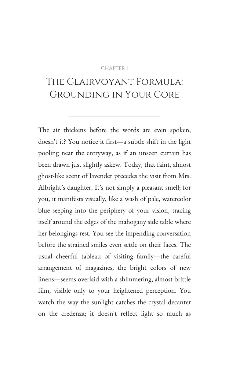 Elder Care Solution for Clairvoyant: Your Heart Revolution interior preview