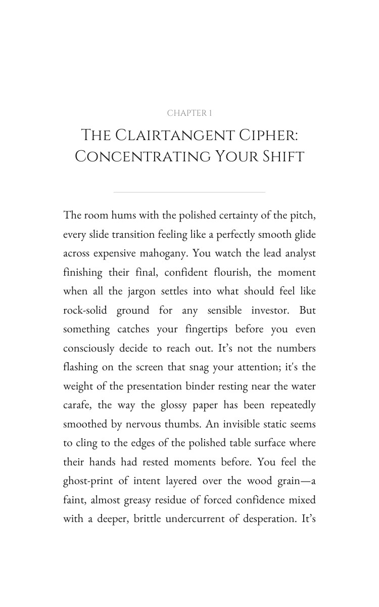 Finance Navigator: Clairtangent: Integrate Your Soul interior preview