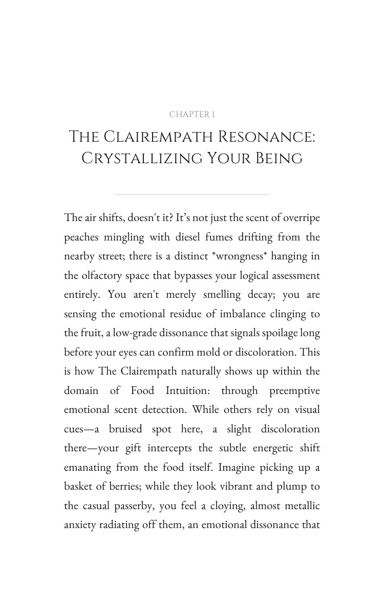 Food Intuition Framework: Clairempath: Accelerate Your Expression interior preview
