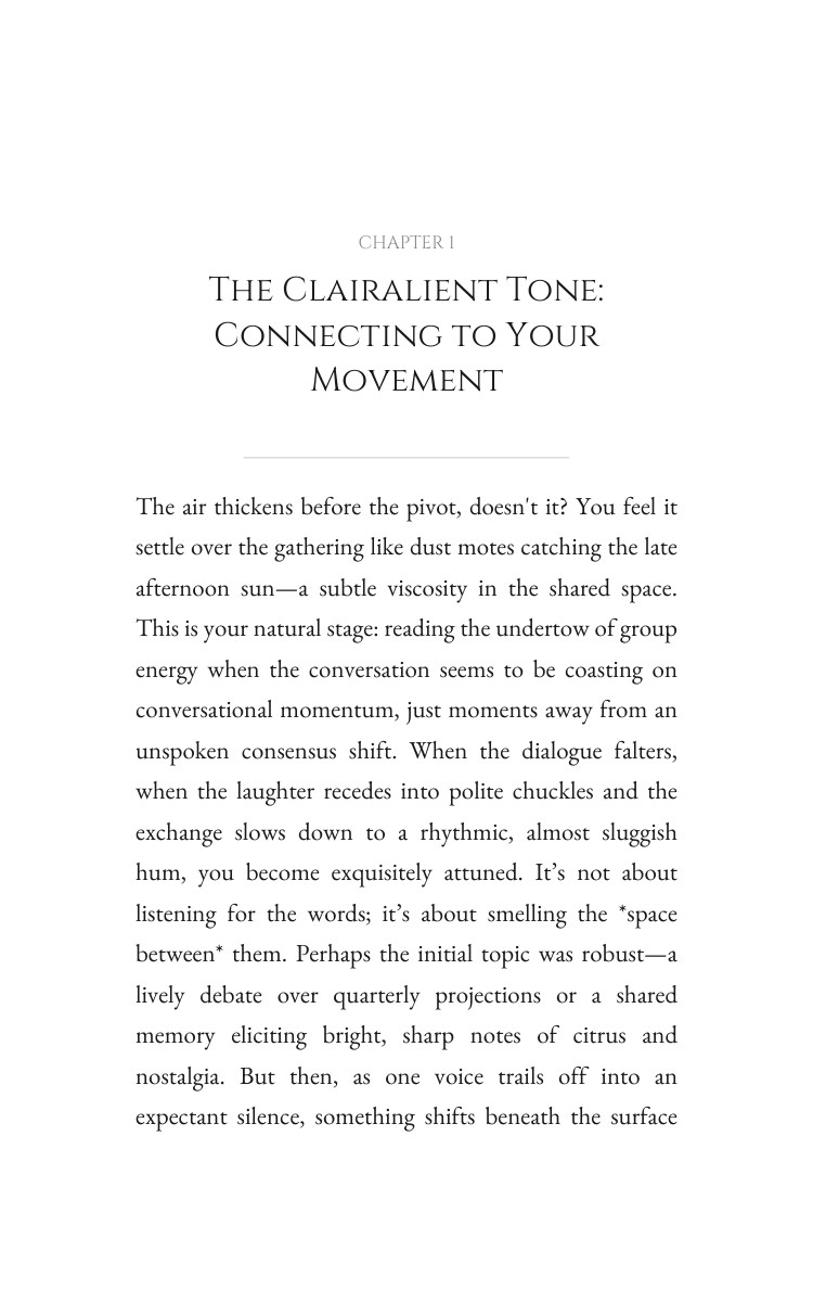Group Energy Experience: Clairalient: Your Realm Empowered interior preview