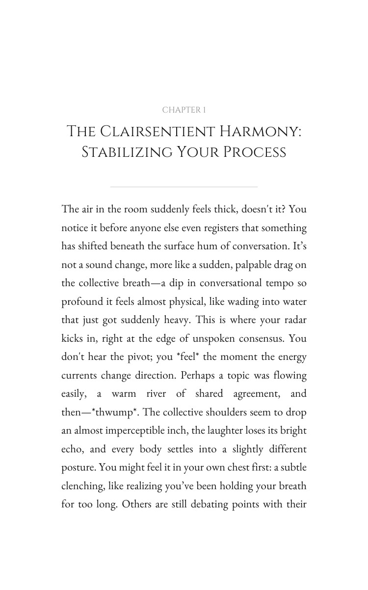 Group Energy Experience: Clairsentient: Your Power Emerged interior preview