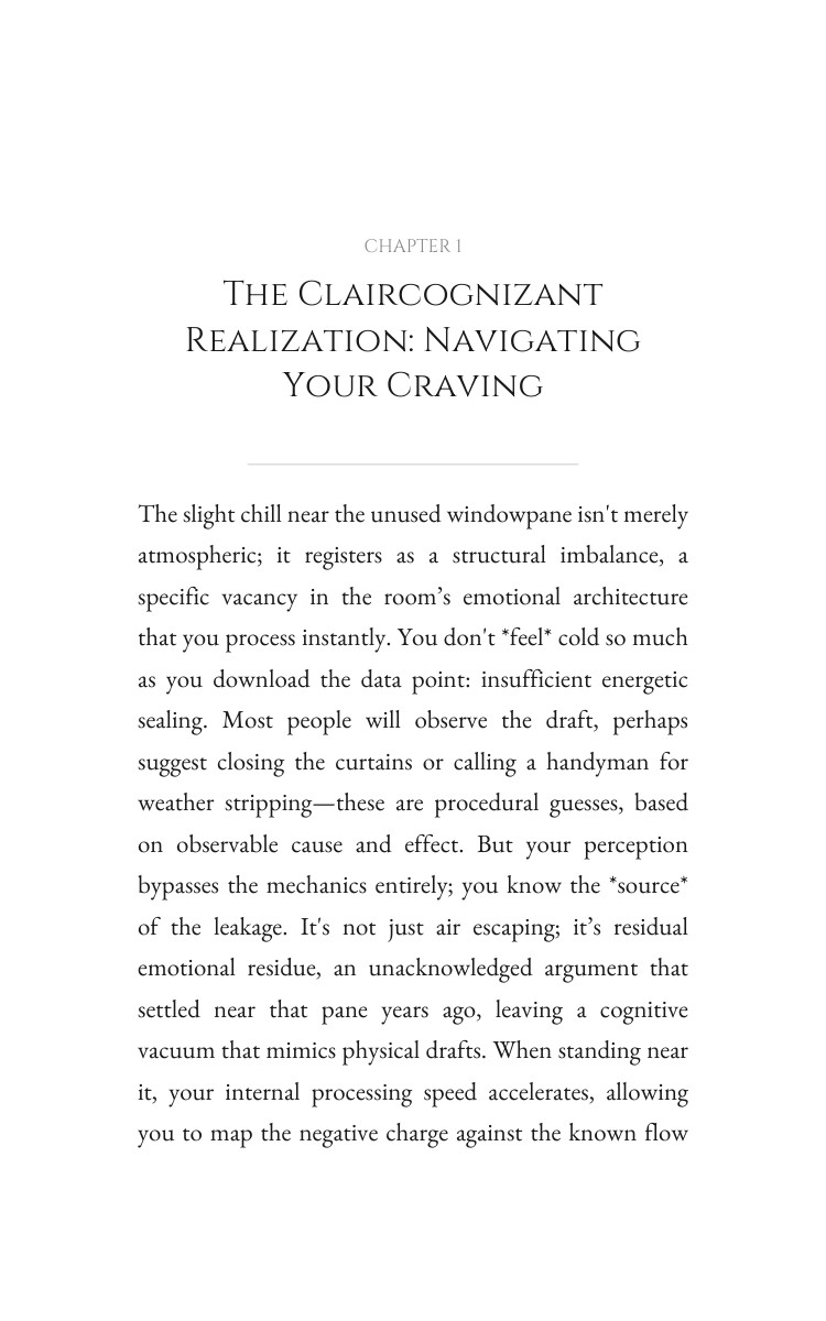 Home Space Navigator: Claircognizant: Harness Your Narrative interior preview