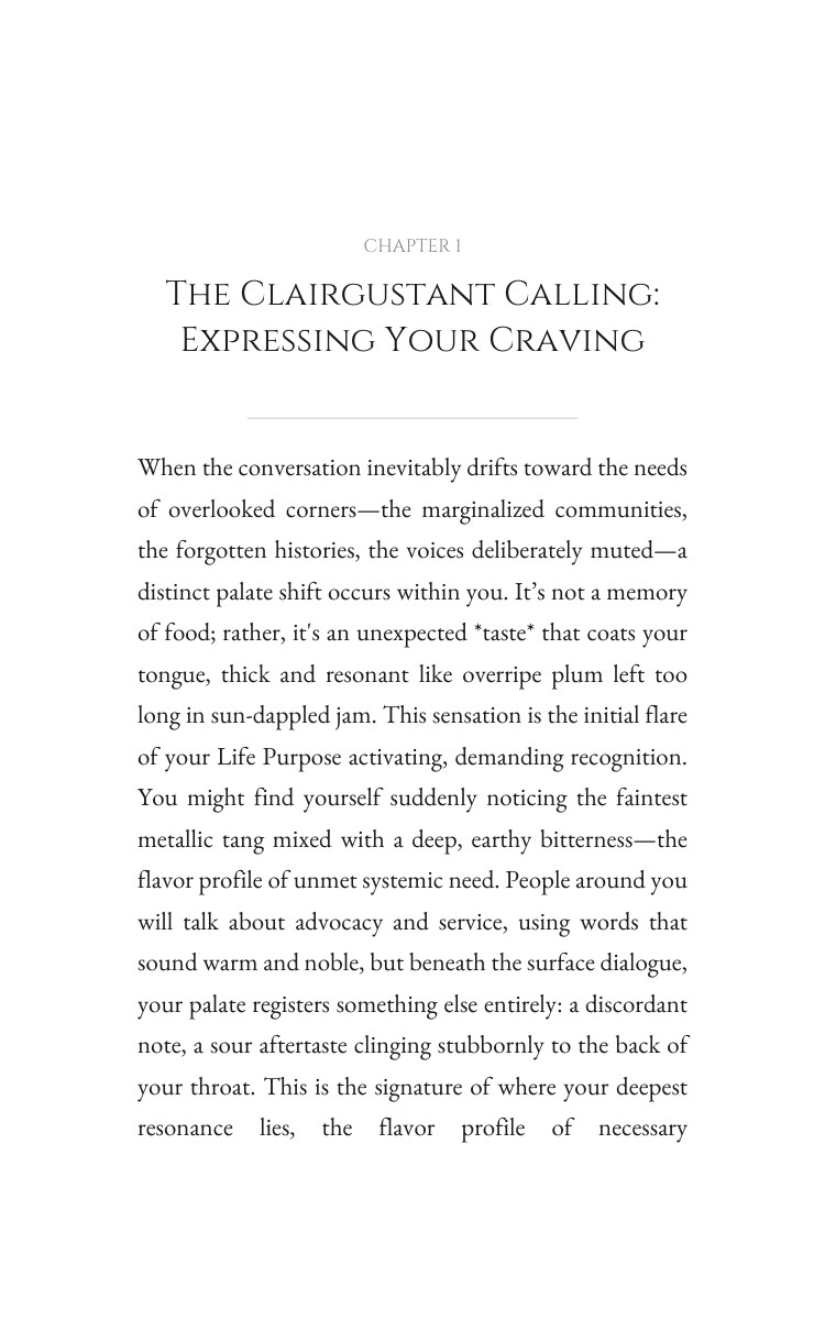 Life Purpose Protocol: Clairgustant: Your Skill Transcended interior preview