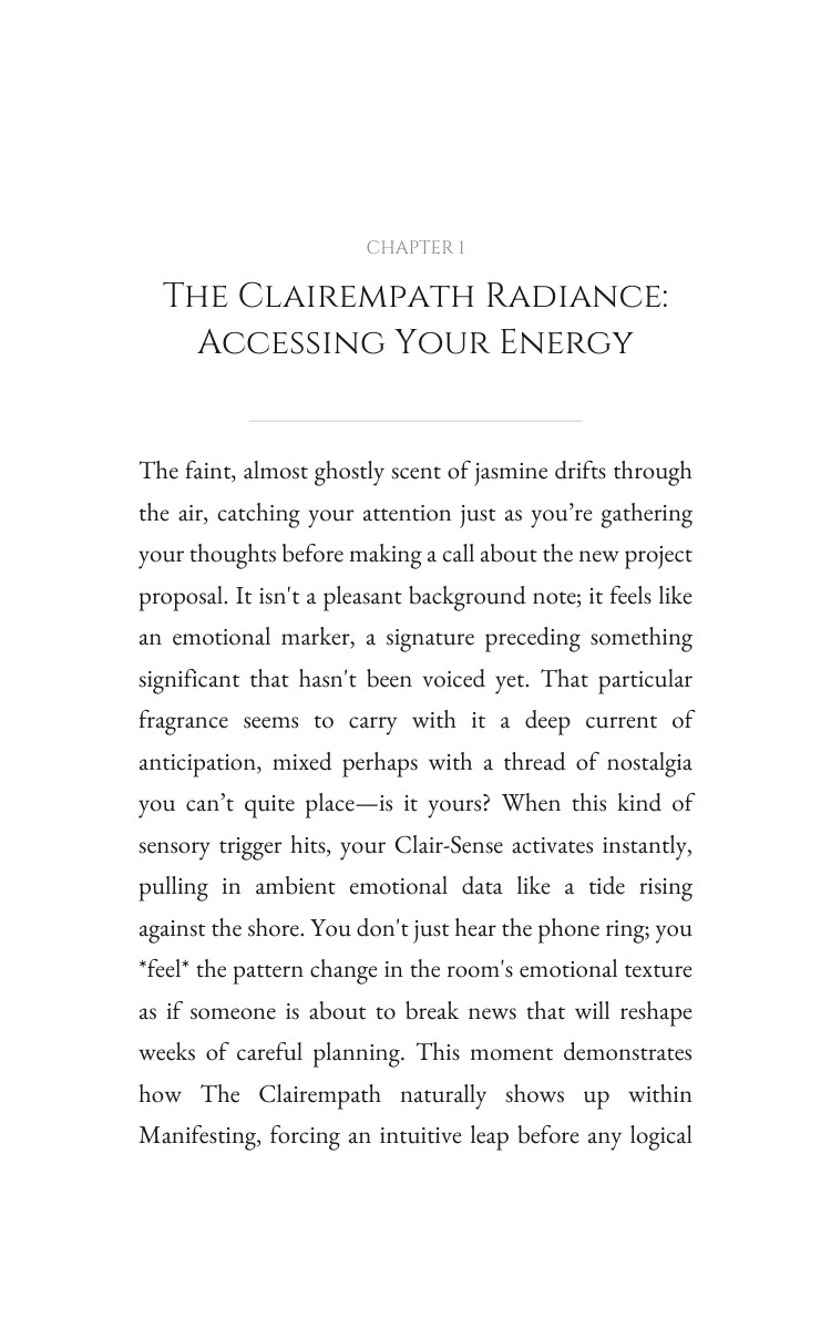 Manifesting Blueprint for Clairempath: Master Your Vitality interior preview
