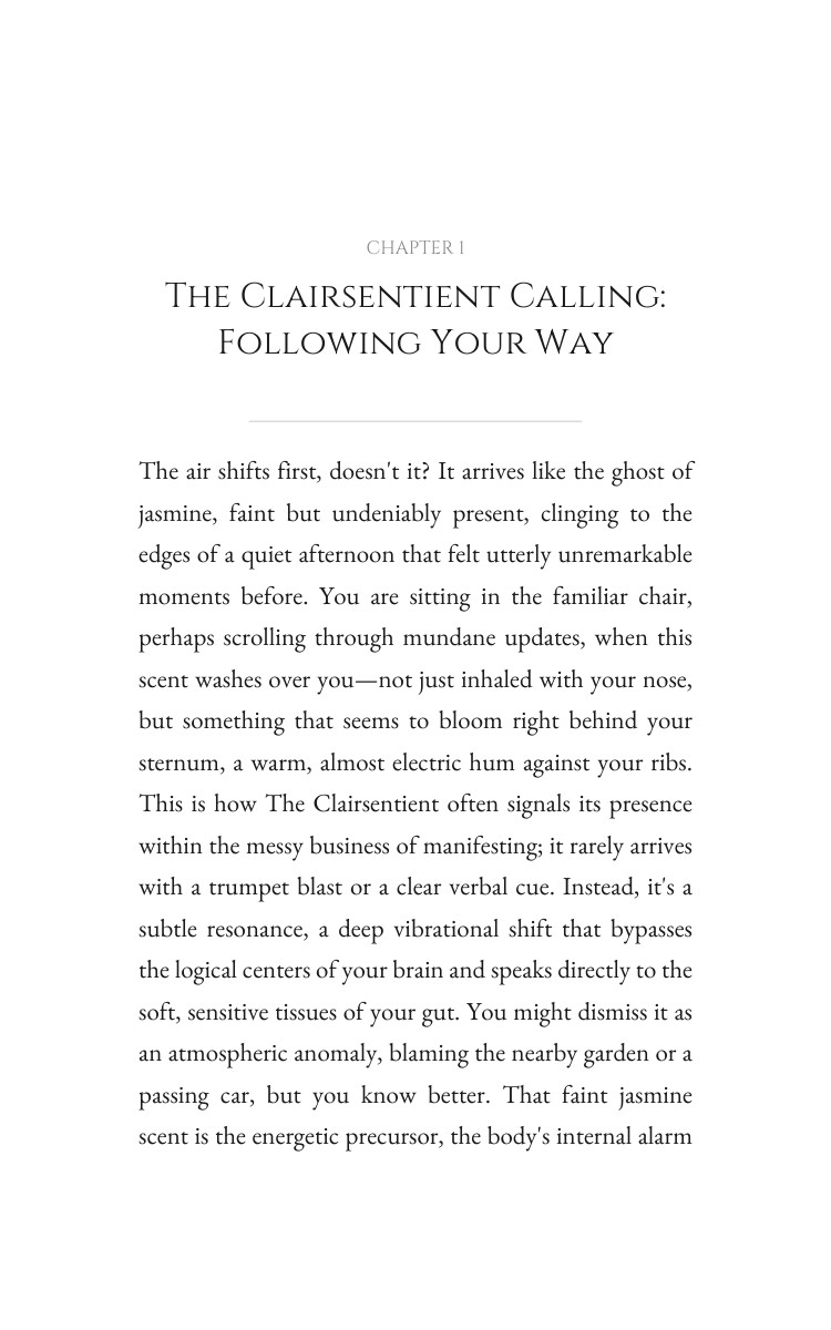 Manifesting Solution for Clairsentient: Your Dream Strategy interior preview