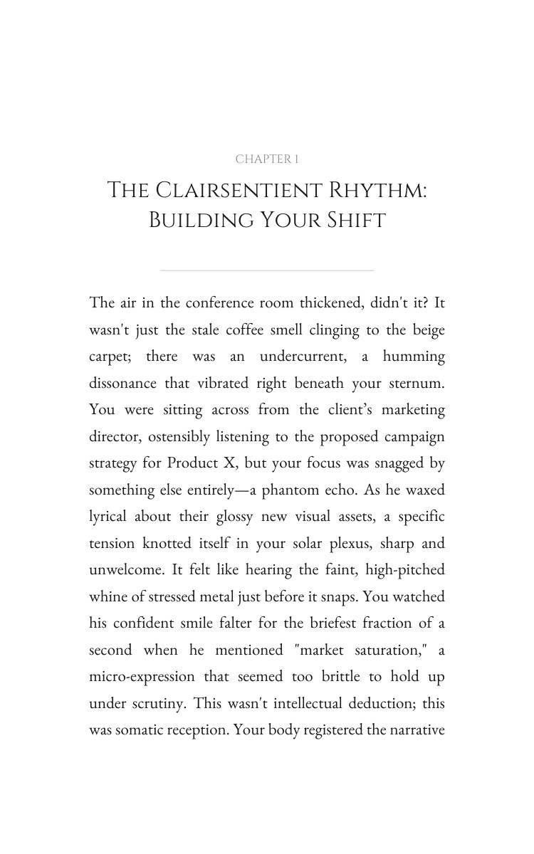 Marketing Experience: Clairsentient: Amplify Your Longing interior preview