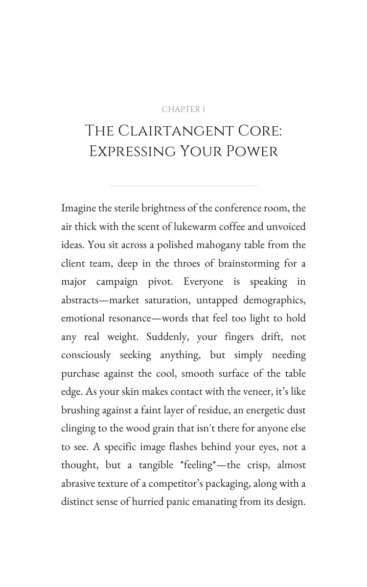 Marketing System: Clairtangent: Your Search Balanced interior preview