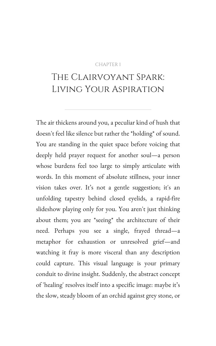 Mastering Prayer Intention: Clairvoyant Way: Upgrade Your Mastery interior preview