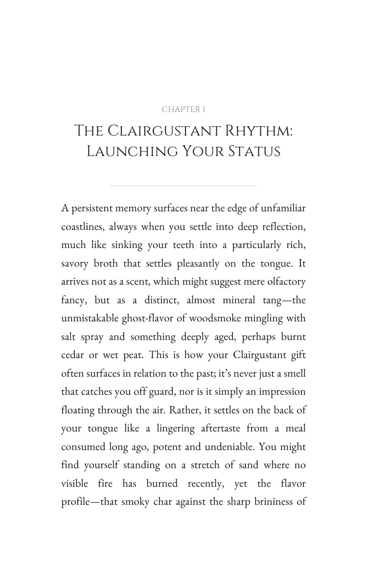Past Life Blueprint for Clairgustant: Sharpen Your Aspiration interior preview