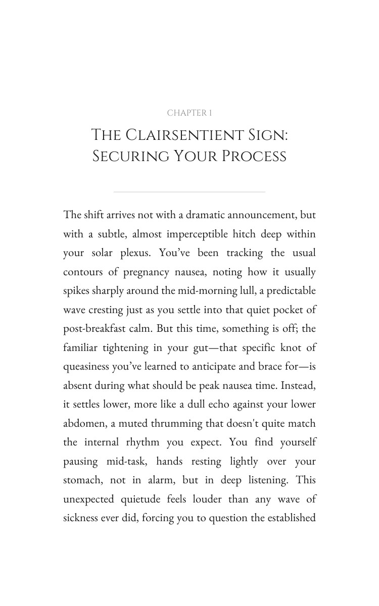 Pregnancy Fertility System for Clairsentient: Target Your Labor interior preview