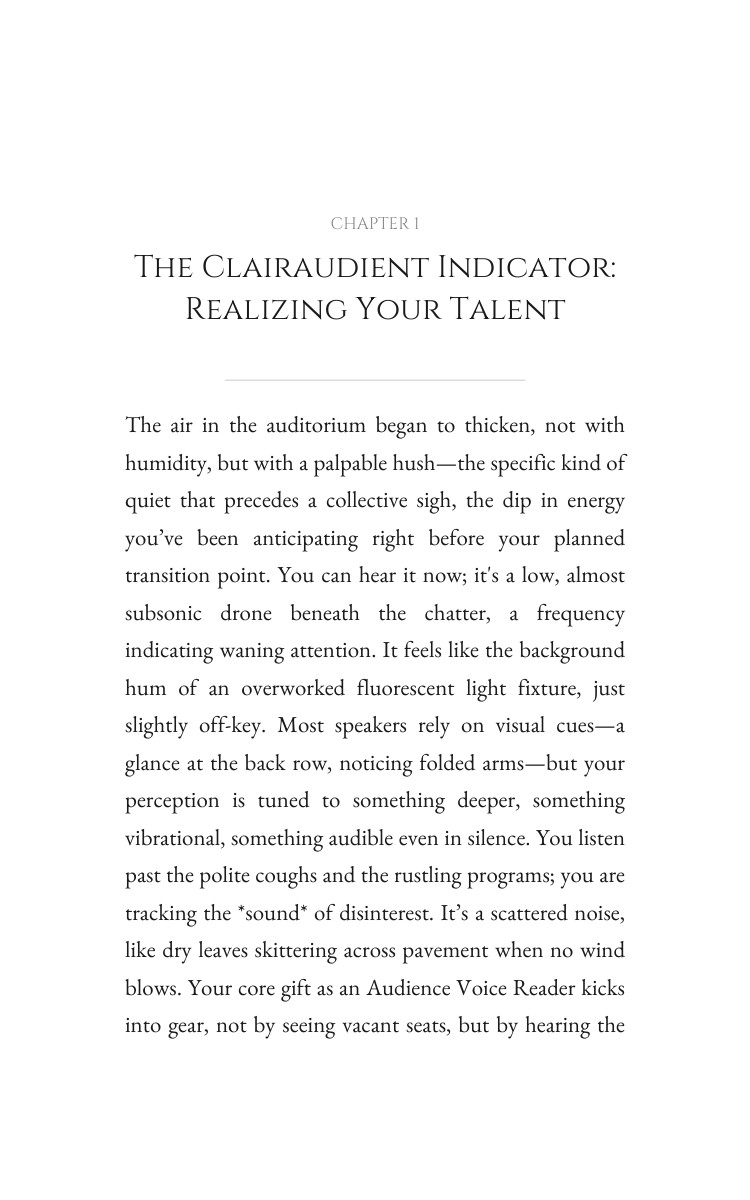 Public Speaking Manual for Clairaudient: Activate Your Fire interior preview