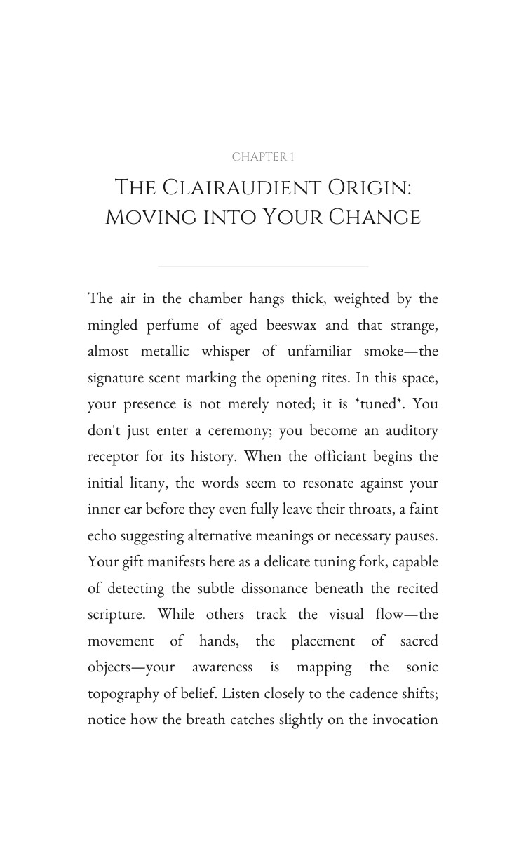 Ritual Ceremony Toolkit for Clairaudient: Sharpen Your Domain interior preview
