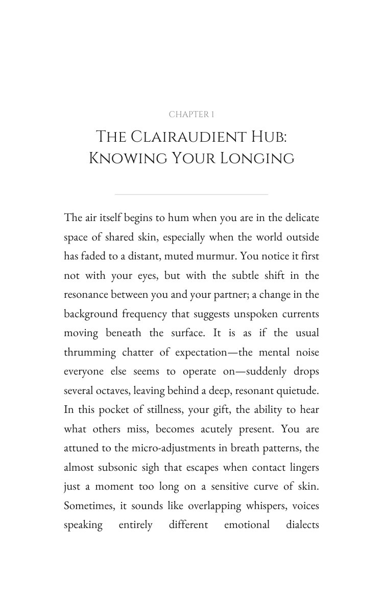Sexual Intimacy Protocol: Clairaudient: Anchor Your Design interior preview