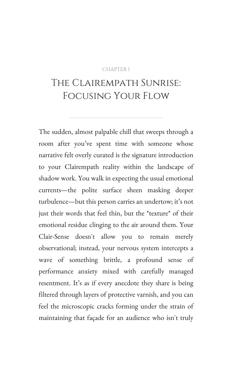 Shadow Work Blueprint for Clairempath: Your Life Realized interior preview