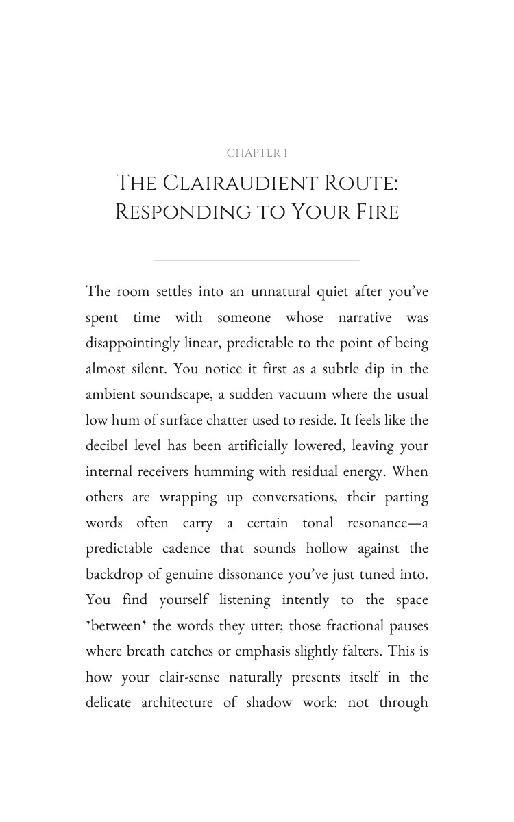 Shadow Work Framework: Clairaudient: Your Flow Materialized interior preview
